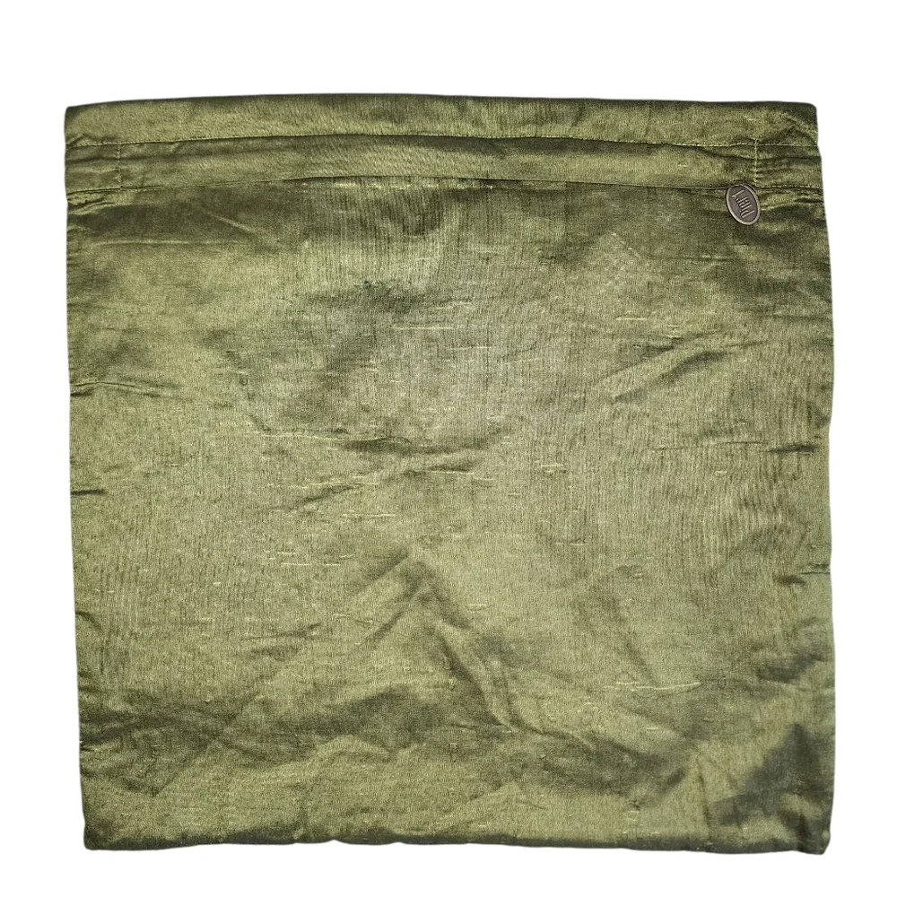 PIER 1 IMPORTS Fall Embroidered Beaded Leaves pillow cover, set of 2